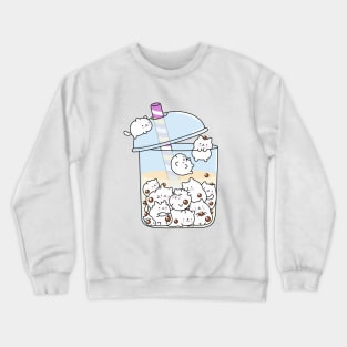 Chubby Cats Love Boba! Crewneck Sweatshirt